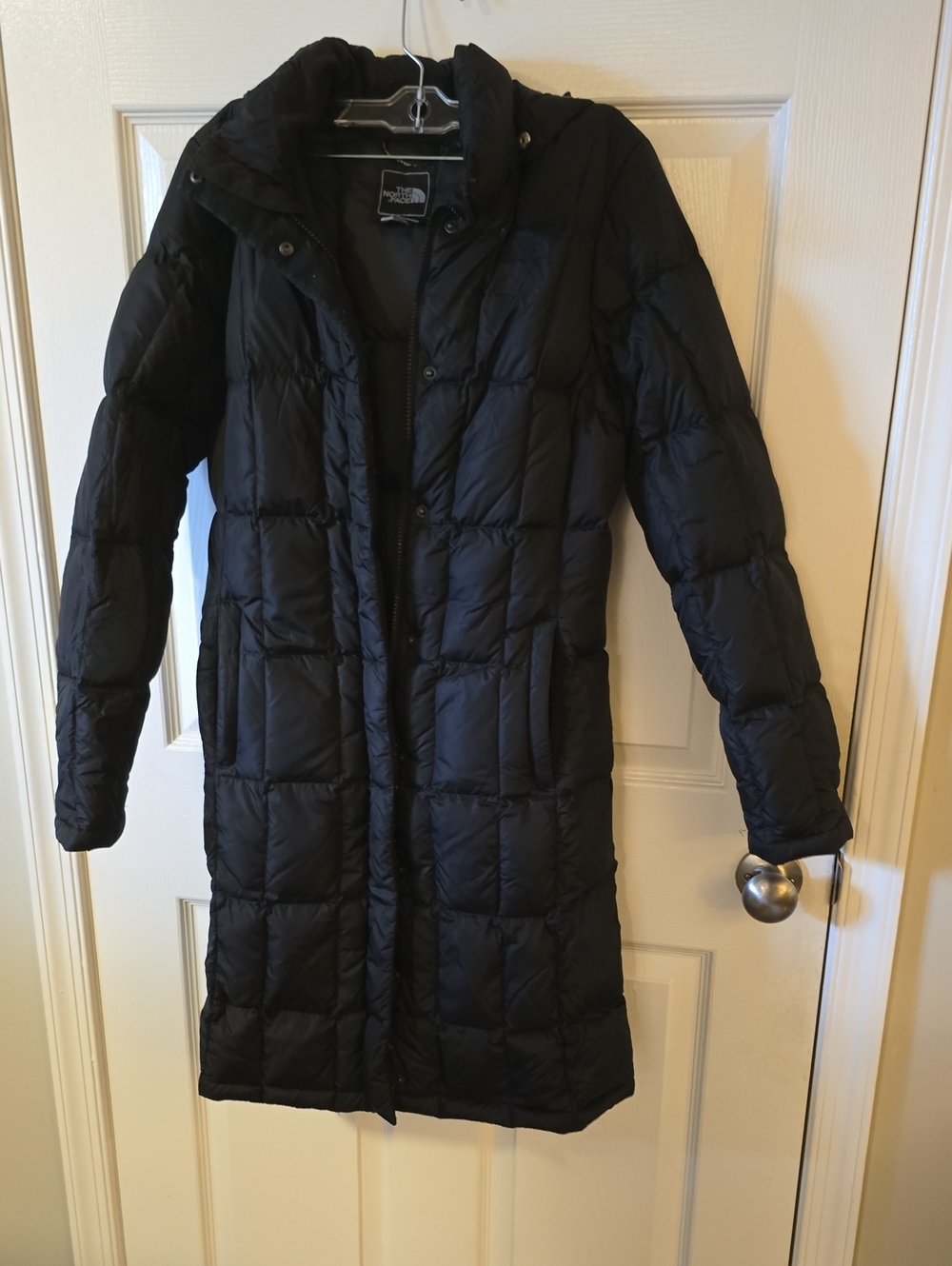 The North Face Women's Black Quilted Long Puffer Coat